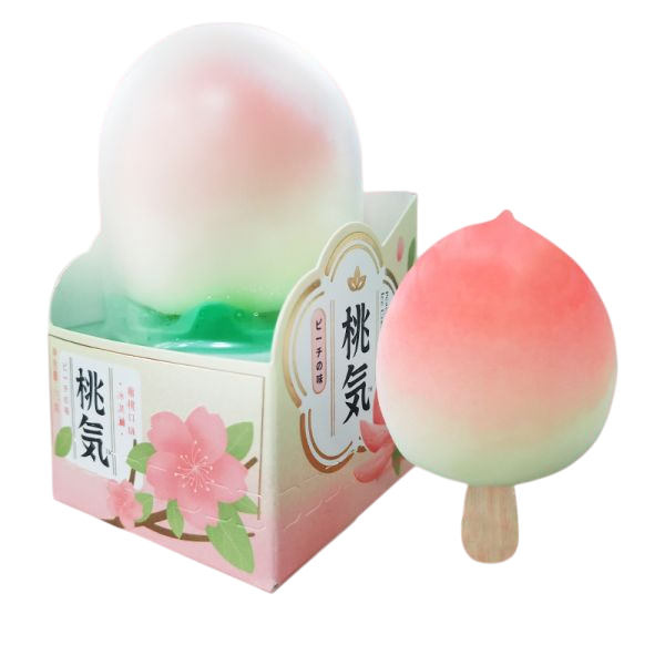 White Peach Ice Cream 3D