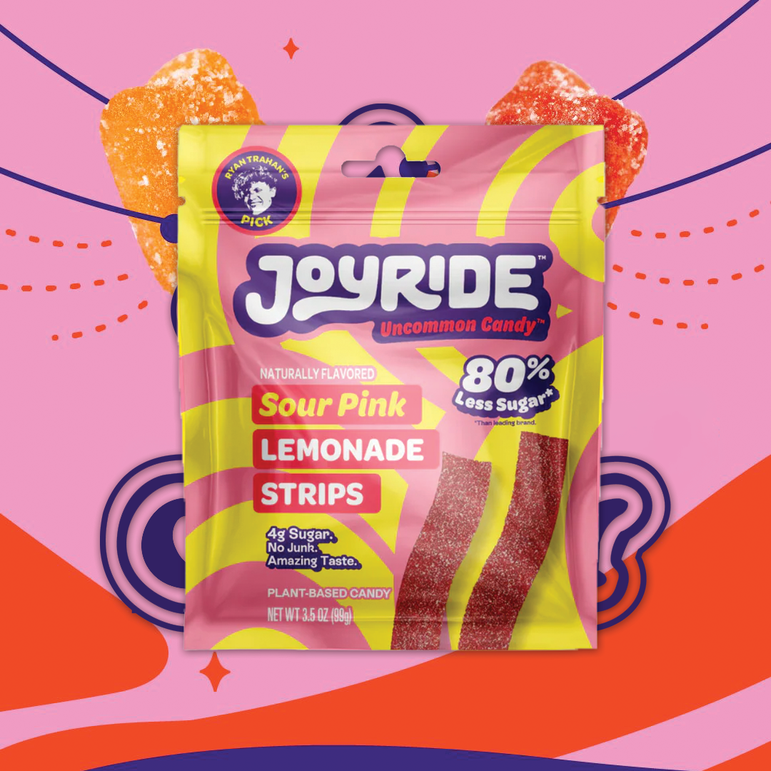 Joyride Sour Pink Lemonade Strips (99g)