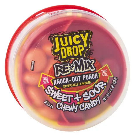 Juicy Drop Remix Sweet + Sour Chewy Candy 36g