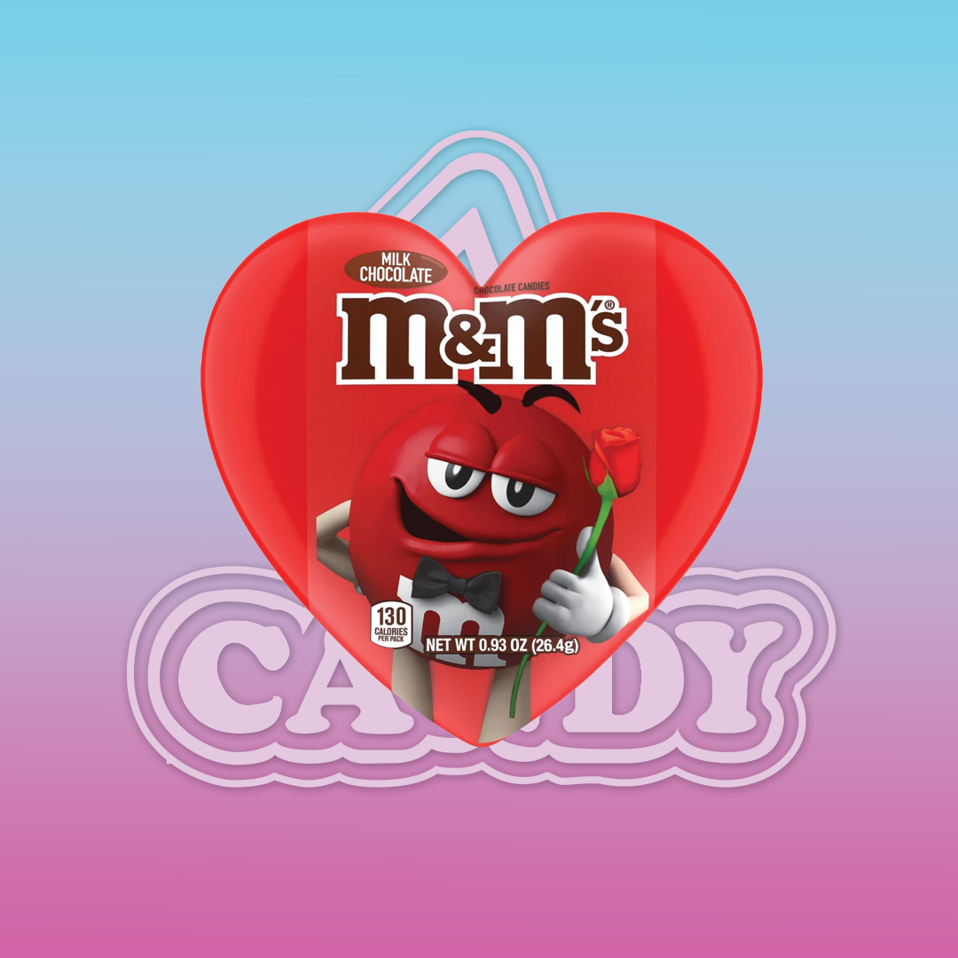 M&M'S Milk Chocolate Fun Size Filled Heart Valentine'S Day Each, 0.93 Ounce