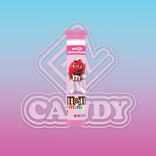 M&M'S Milk Chocolate Minis Valentine Tube, 1.08 Ounce