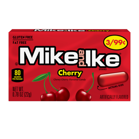 Mike & Ike Candy Cherry, 0.78 Ounce