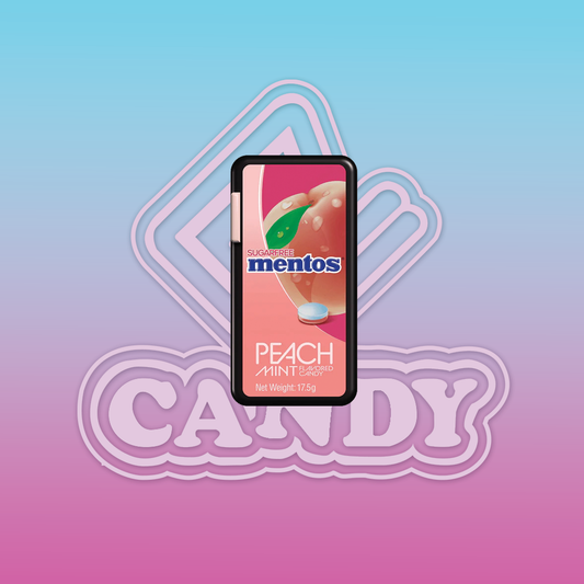Mentos Mint And Peach Flavor 17.5G