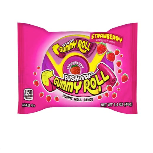Push Pop Gummy Roll 40g