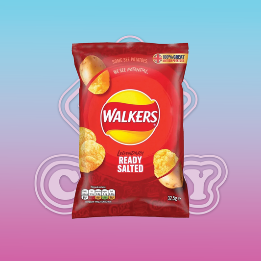Walkers Crisps Ready Salted 6 pack